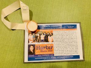 Youth Sustainable Flyer for Harbir Bhatia for Santa Clara District 1