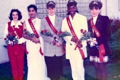 Harbir in college- homecoming court